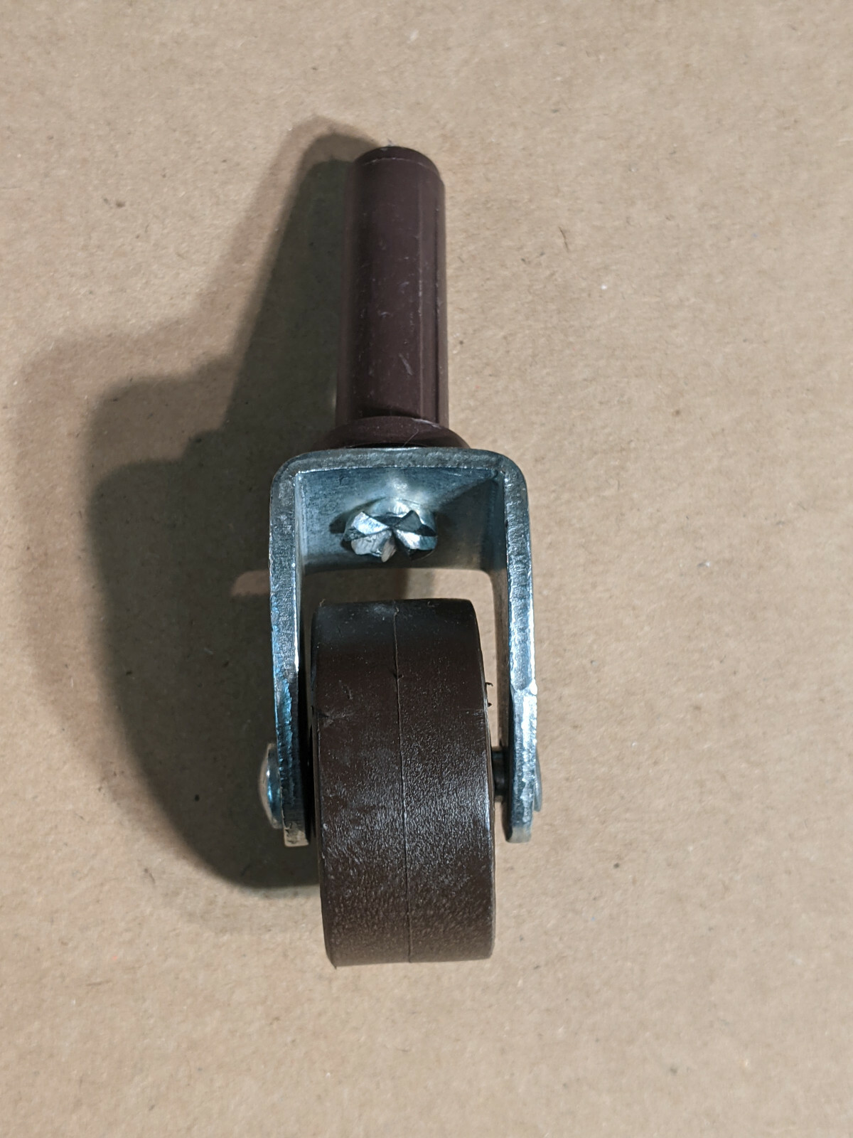 SET OF (4) BED FRAME LOW CASTER WHEELS WITH SOCKET INSERTS