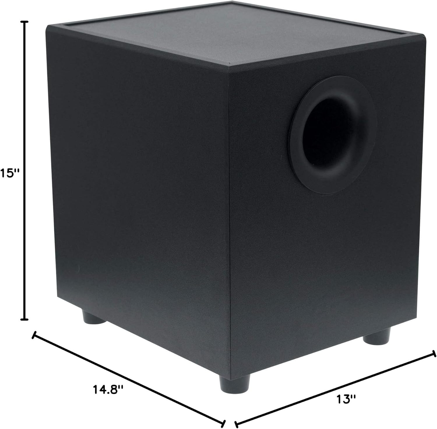 CT80 8" 70V Commercial Subwoofer, Wall-Mount Bracket, Deep Bass, Wide Frequency,
