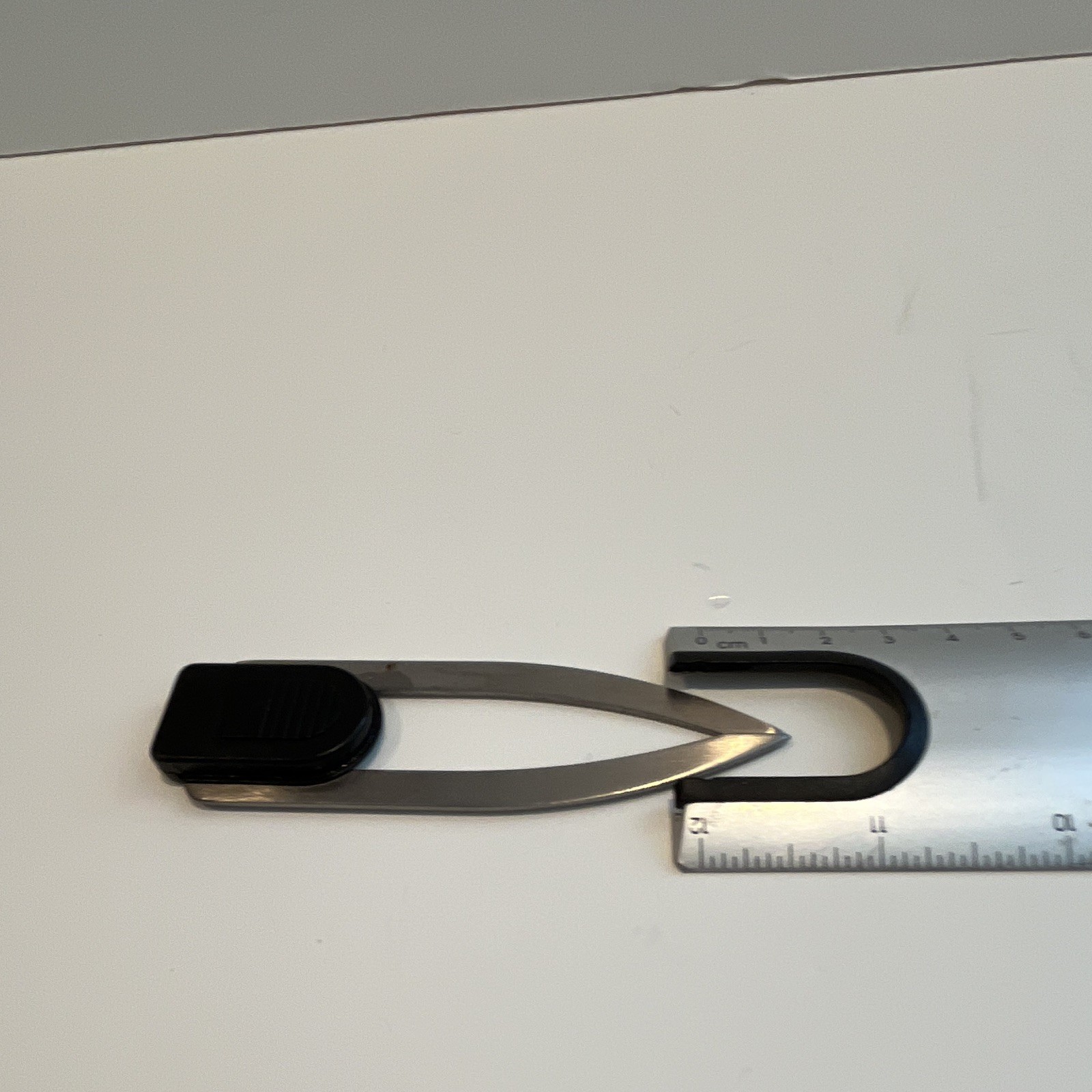 Equipped 12in Box Beam Level Ruler, Silver/Black Metal & Plastic