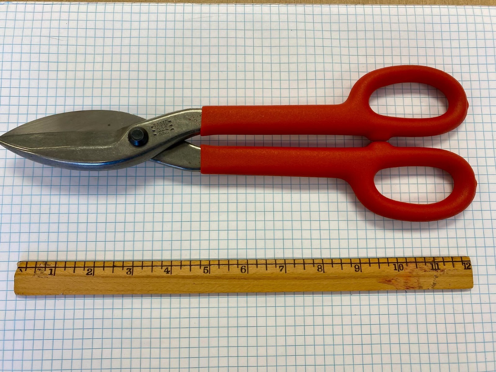 Proto J322 -12.75" Heavy Duty Straight Metal Cutting Snips USA MADE, NEW