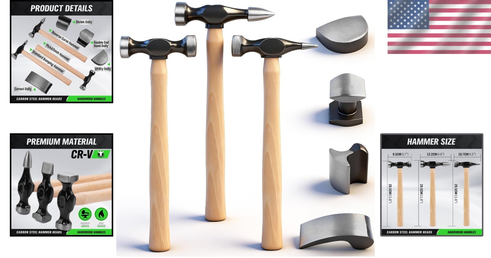 Carbon Steel Hammer Kit for Vehicles
