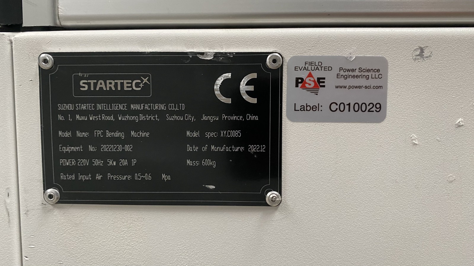 STARTEC XY.C0085 FPC Bending Machine Flexible Printed Circuit Flex Test System