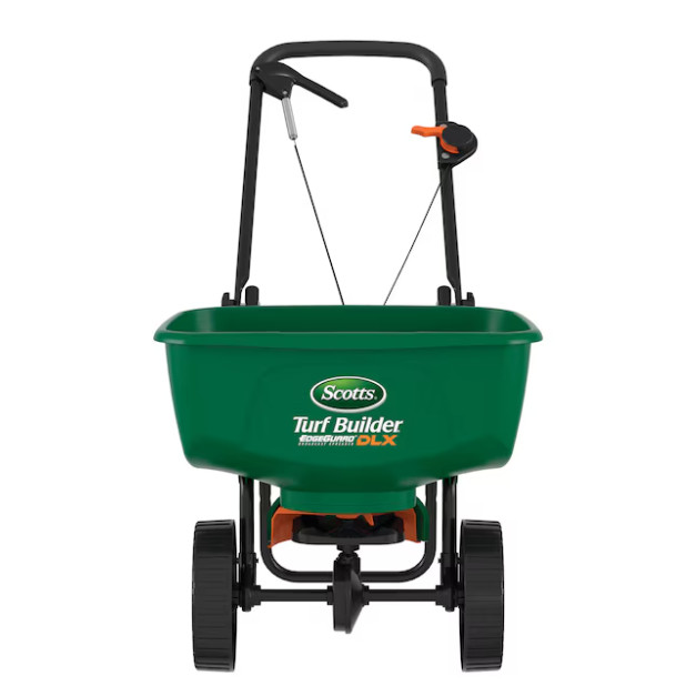 Scotts Turf Builder EdgeGuard DLX Broadcast Spreader 46-lb Capacity Compatible