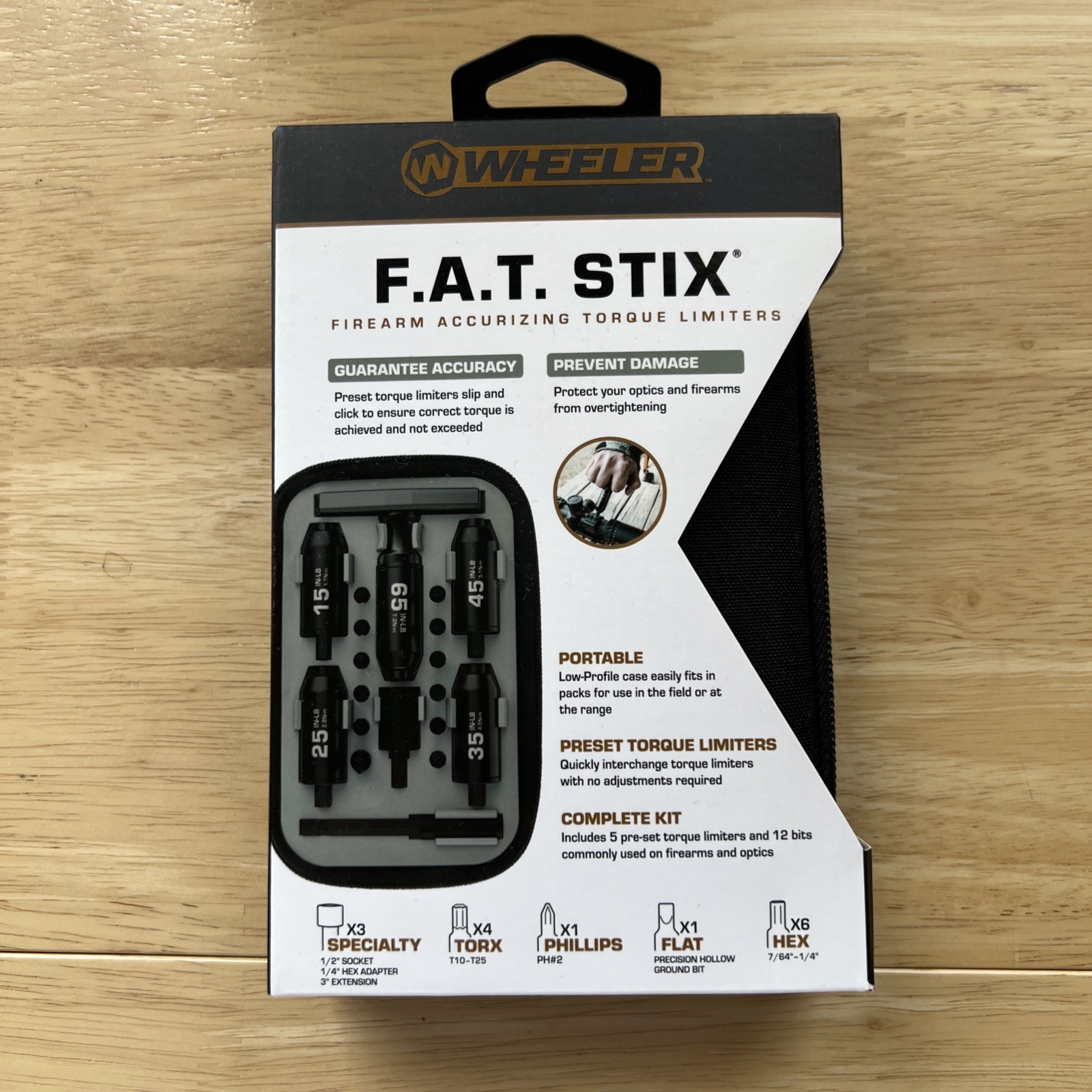 Wheeler 1136022 Fat Stix Torque Wrench Set Black/Yellow Universal