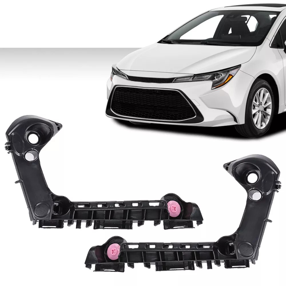 For 2019-2025 Toyota Corolla Front Bumper Cover Retainer Bracket Support Set L&R