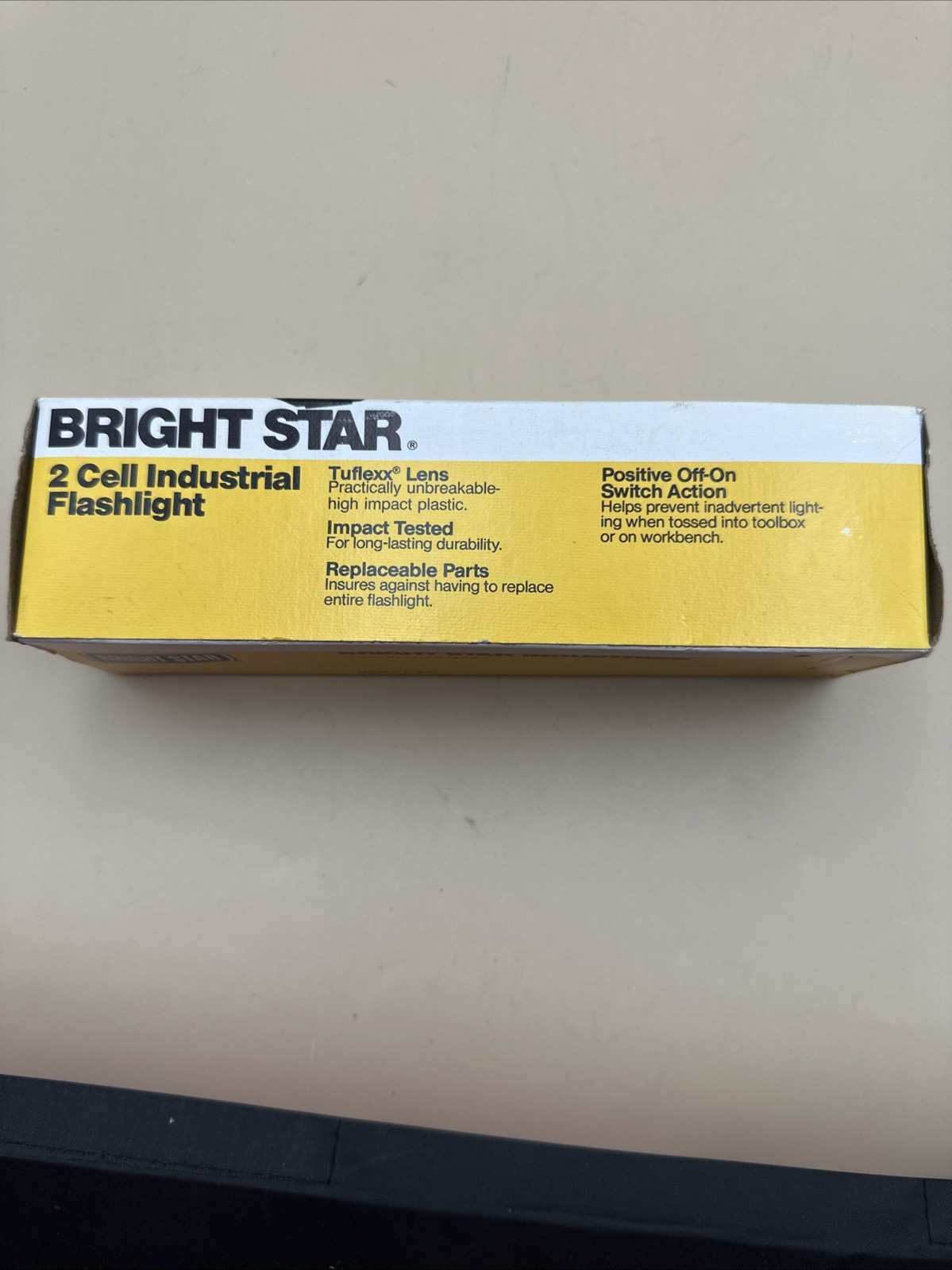 #N31- Bright Star Flashlight 2 Cell Industrial Flashlight Old Inventory Untested