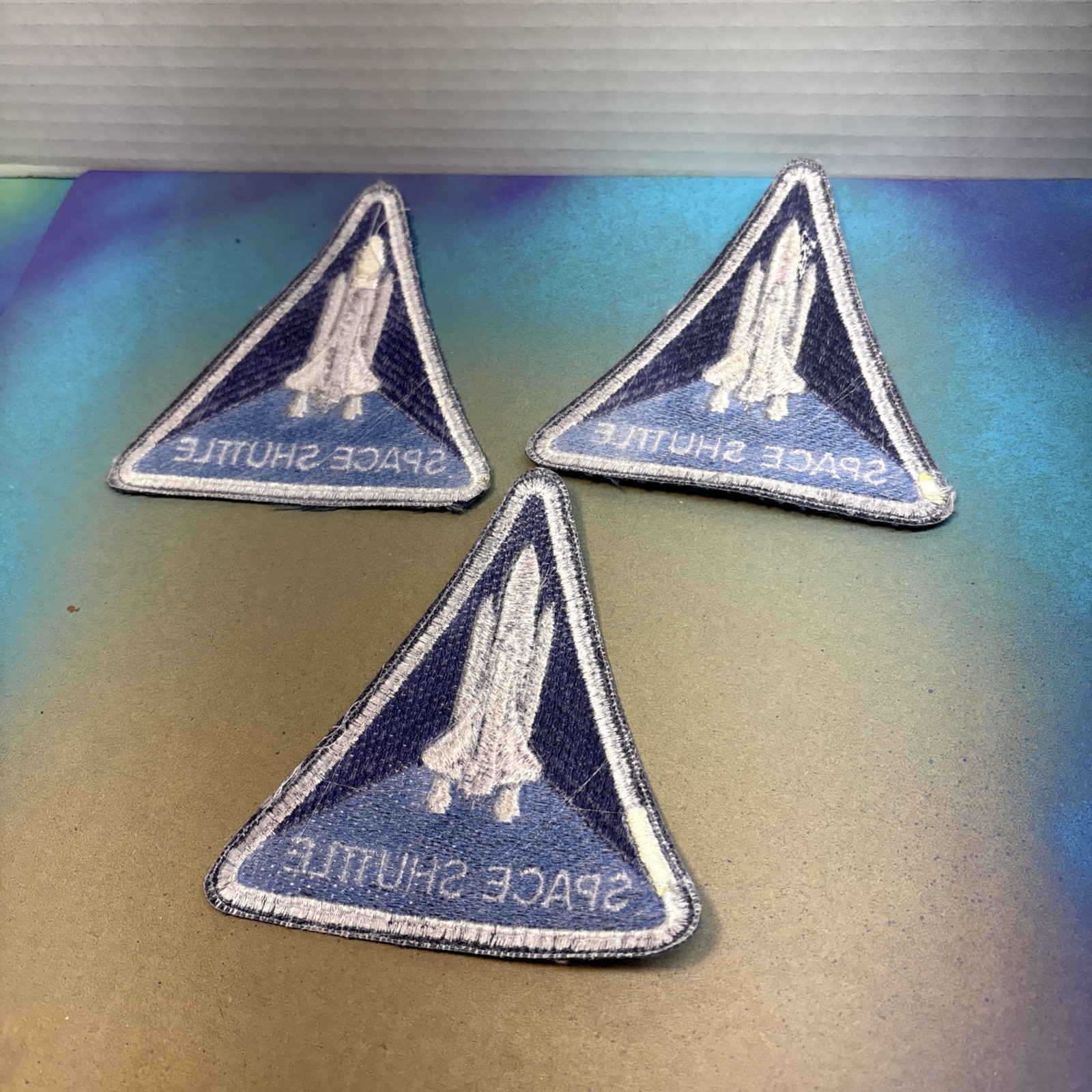 Lot NASA Space Shuttle Program Embroidered Patches 3 Patches