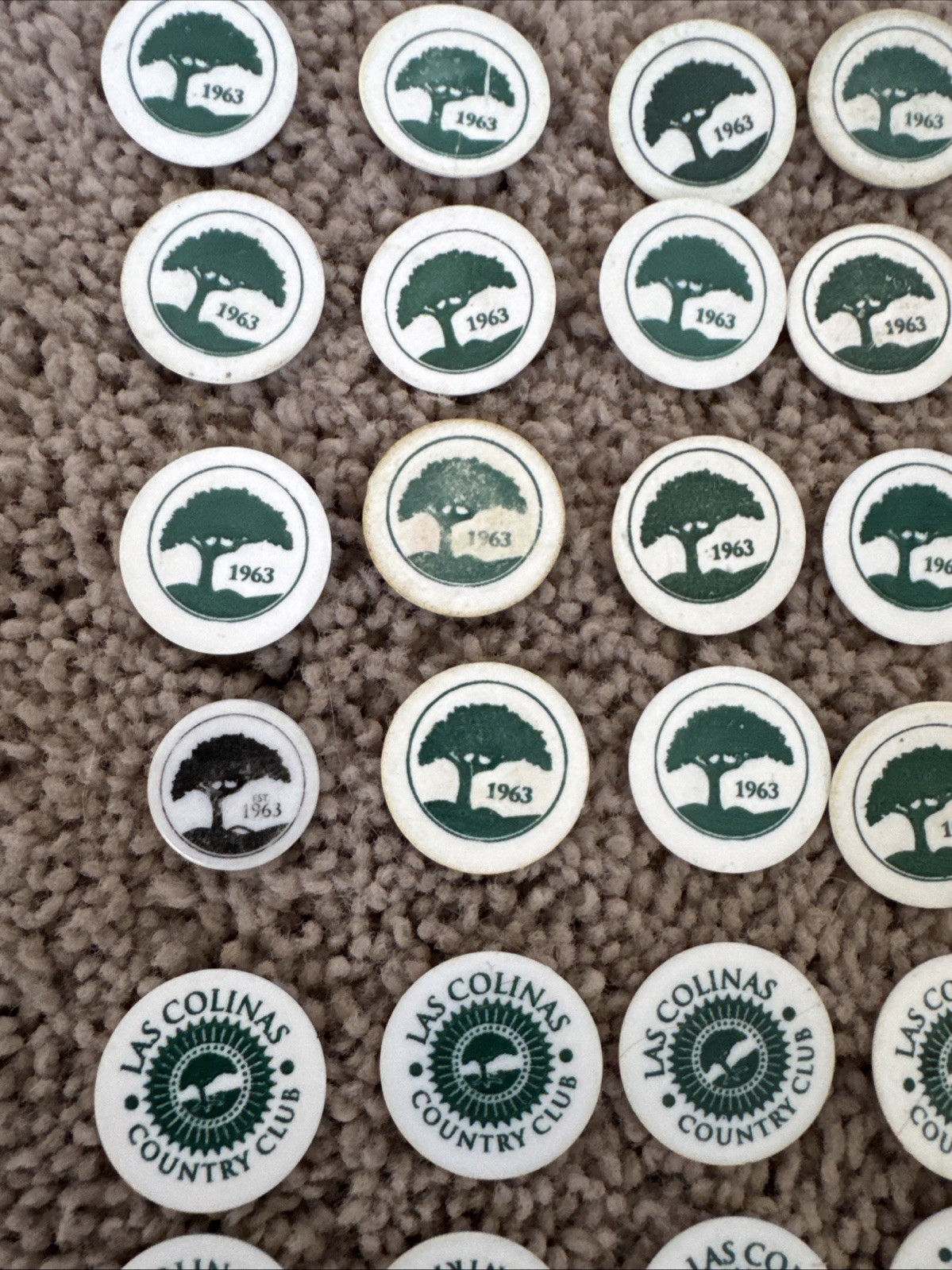 51 Las Colinas Golf Course Logo Chips