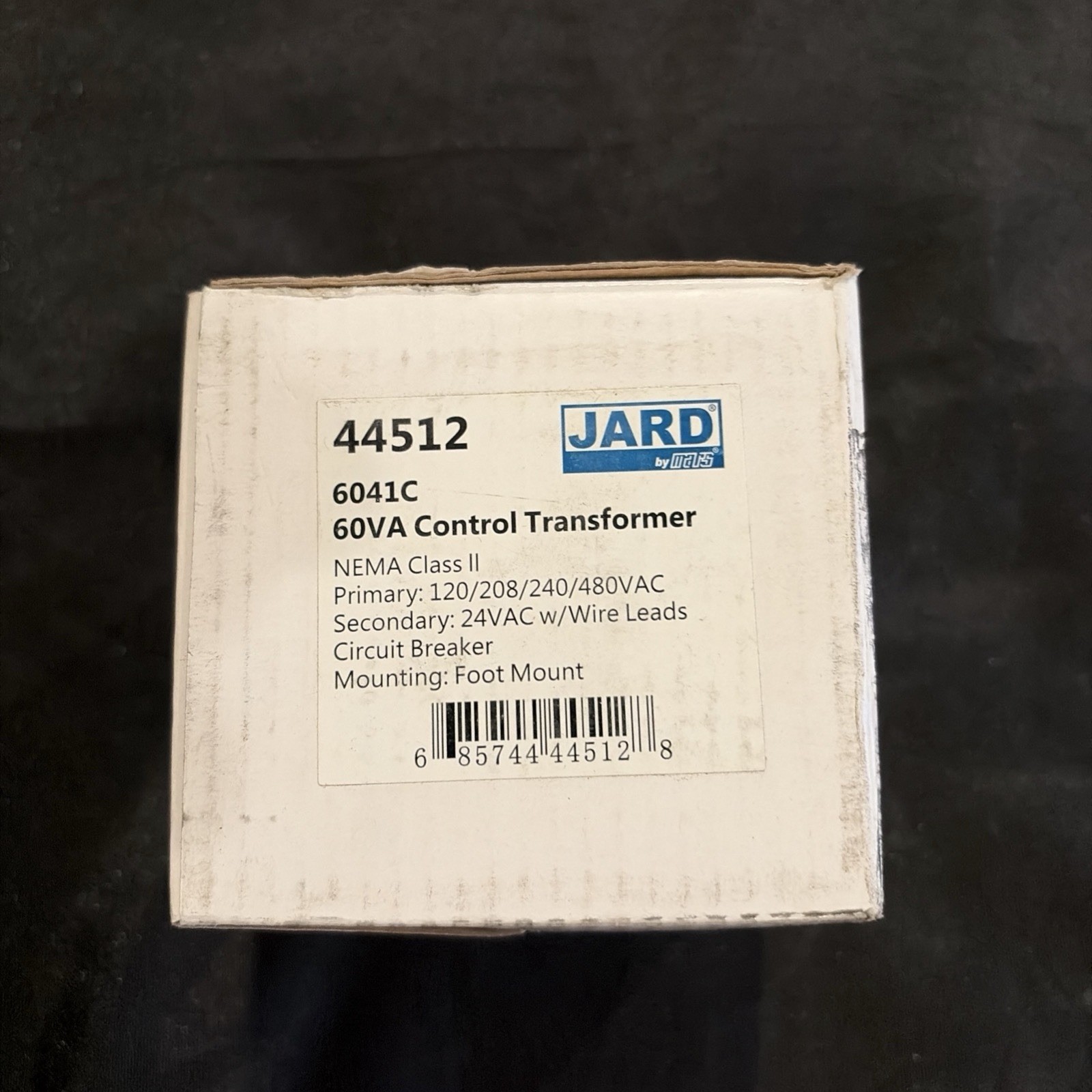 Jard Mount Transformer 44512 6041C 60VA