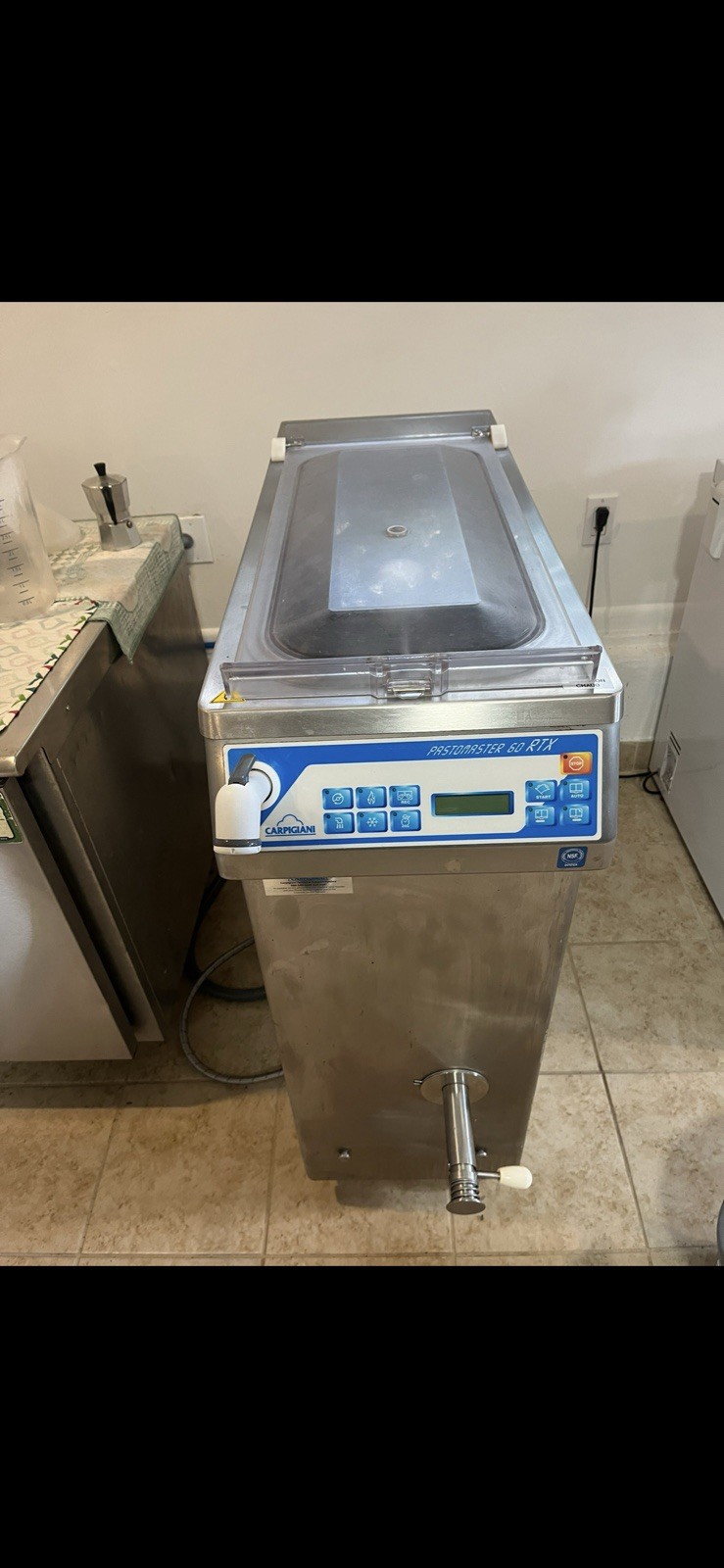 Carpigiani PASTOM.60 RTX-UL Commercial Ice Cream Batch Freezer Stainless Steel
