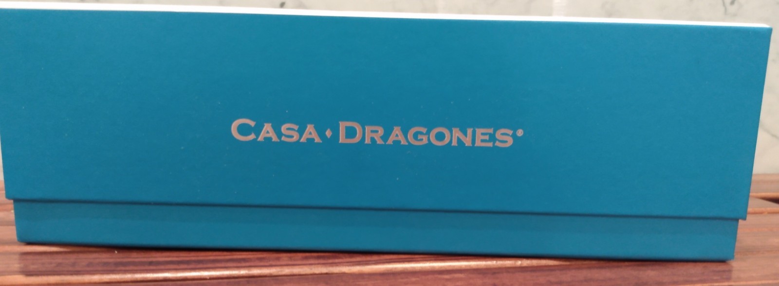 CASA DRAGONES Tequila Blanco Empty Box