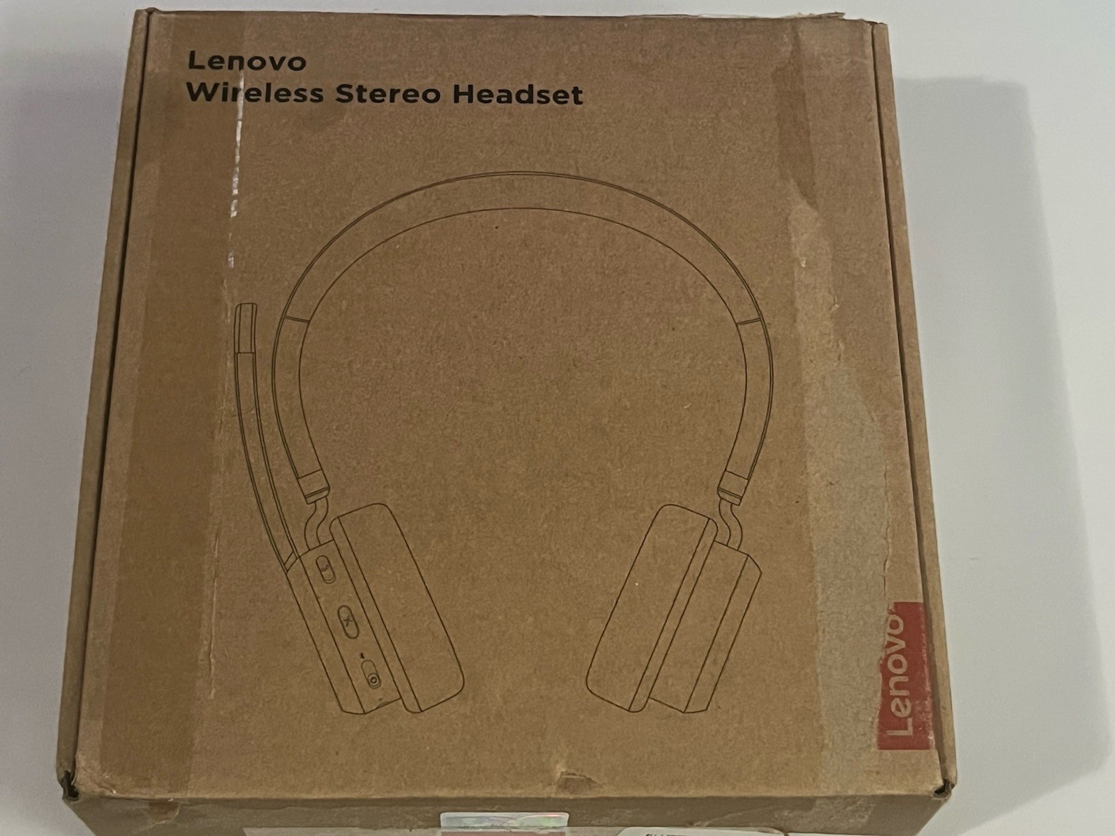 New Lenovo LB310 Wireless Bluetooth Headset Stereo Headphones with Mic – Black