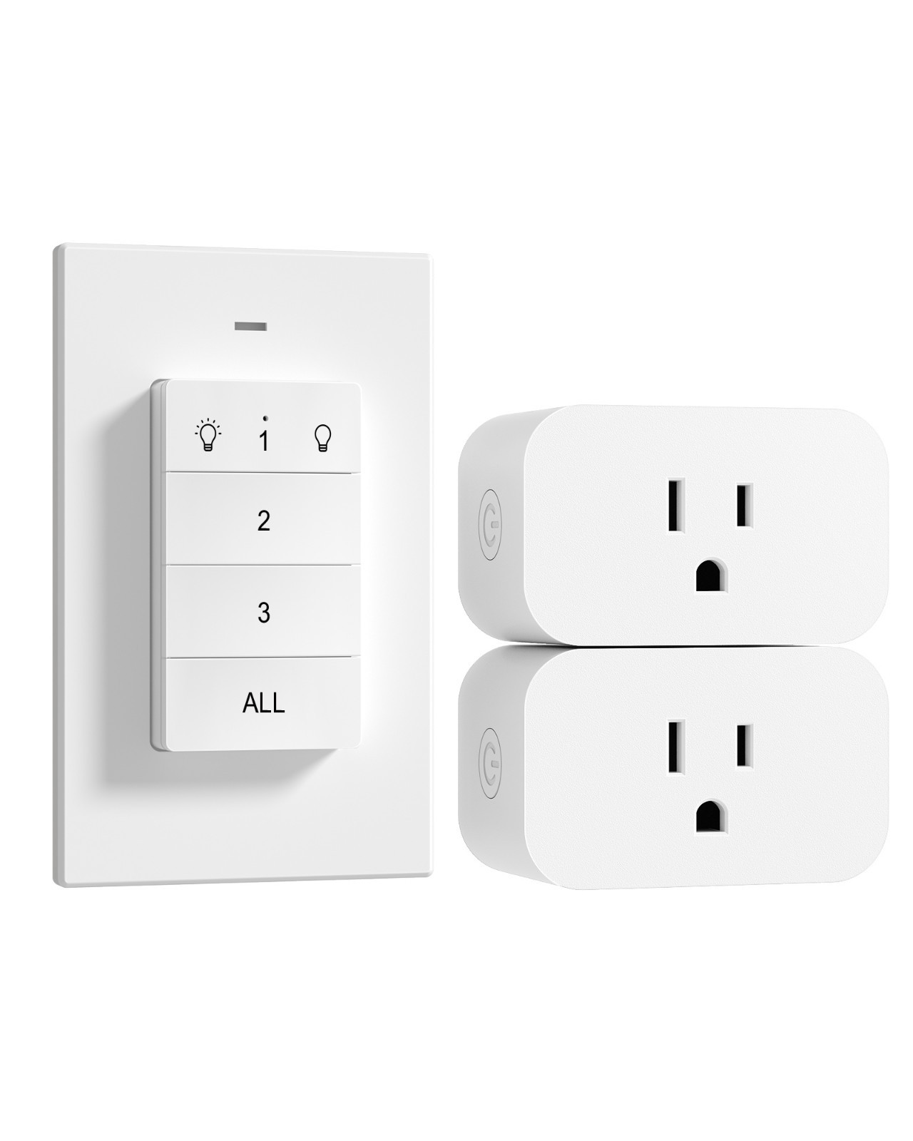 DEWENWILS Remote Control Outlet, Independent Control Wall Mounted Wireless Light