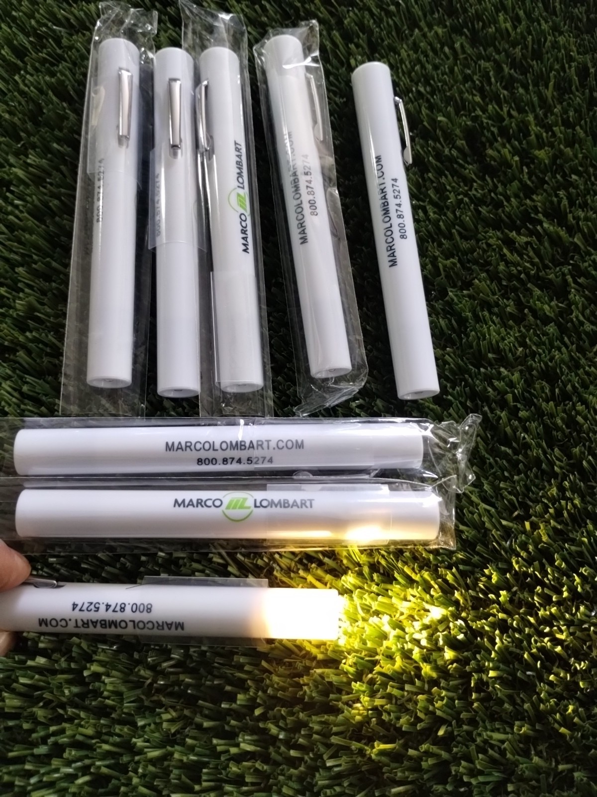 Dozen Lumbart Promotion Diagnostic LED Penlight White for Student Nurses Doctors