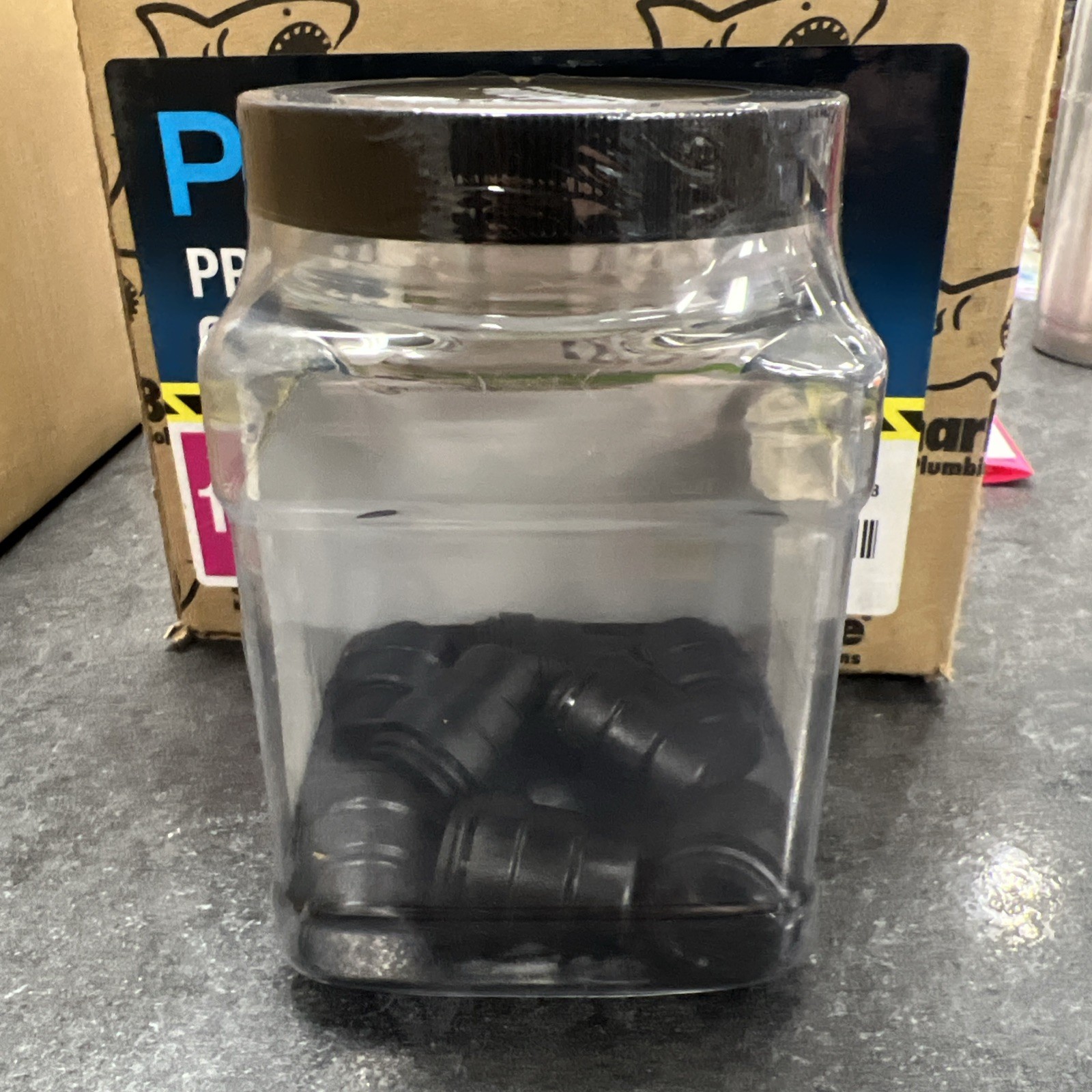 SharkBite 1/2 Inch ProLock End Cap, Push to Connect Plastic Plumbing Fitting,