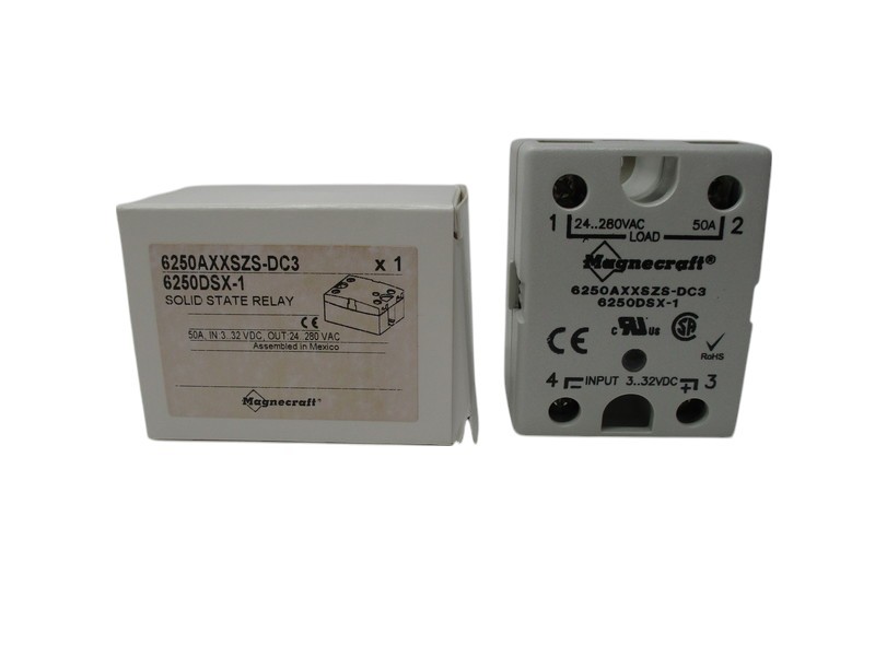 MAGNECRAFT 6250AXXSZ5-DC3 SOLID STATE RELAY 32VDC 280VAC 50A  NSMP