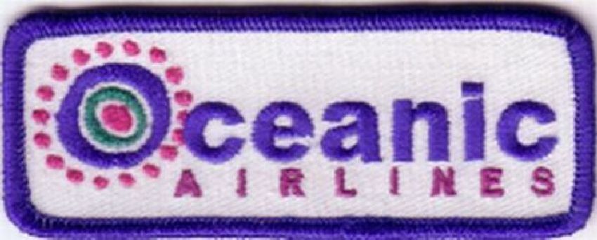 LOST TV SHOW  PATCH - OCEANIC AIRLINE - LST04