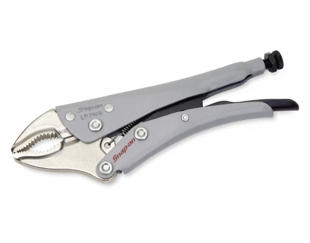 Snap On 7" Curved Jaw with Cutter Locking Pliers NEW