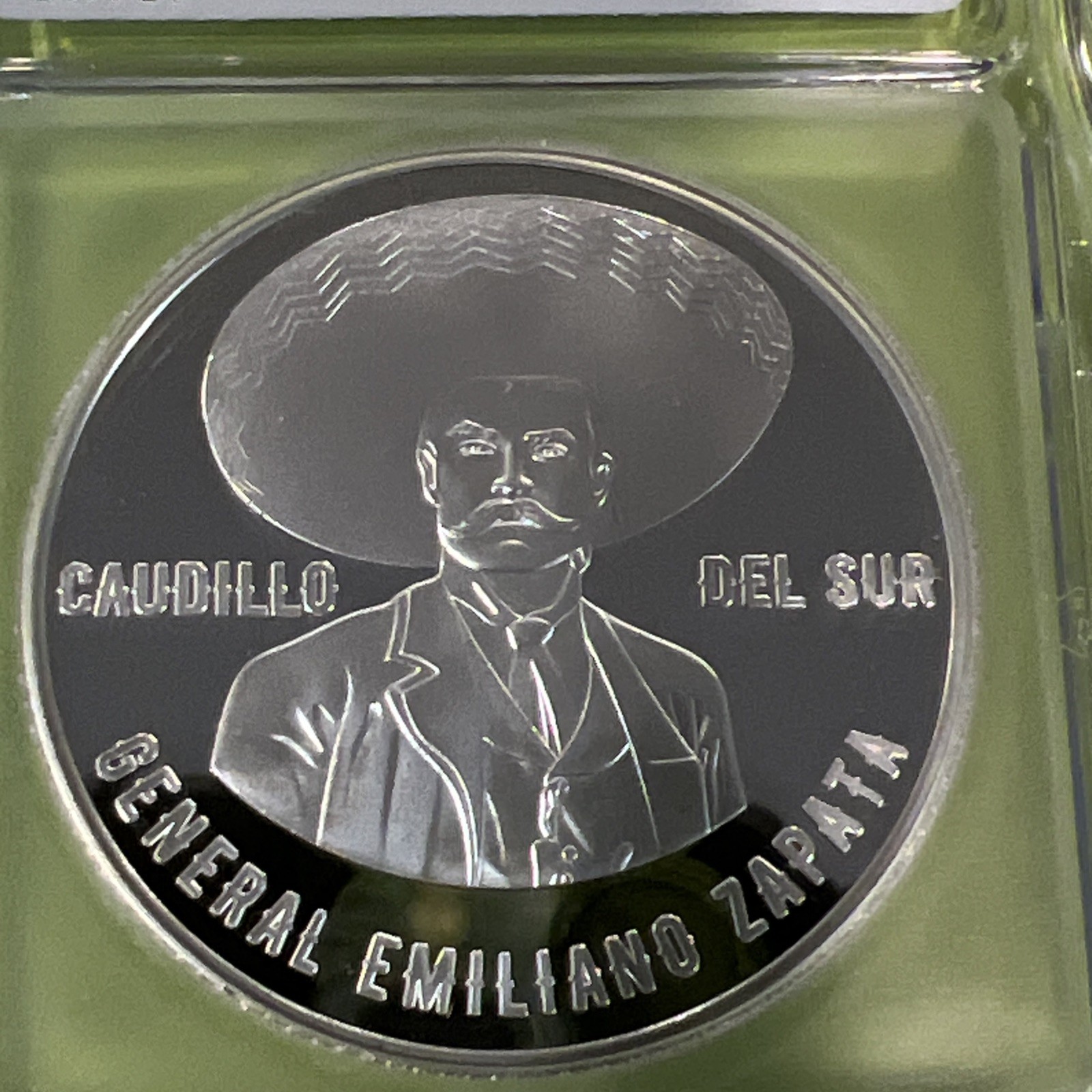 2023 Mex Gen. Emiliano Zapata Silver Medal Proof Mint 150pcs MS69 ICG Box & COA