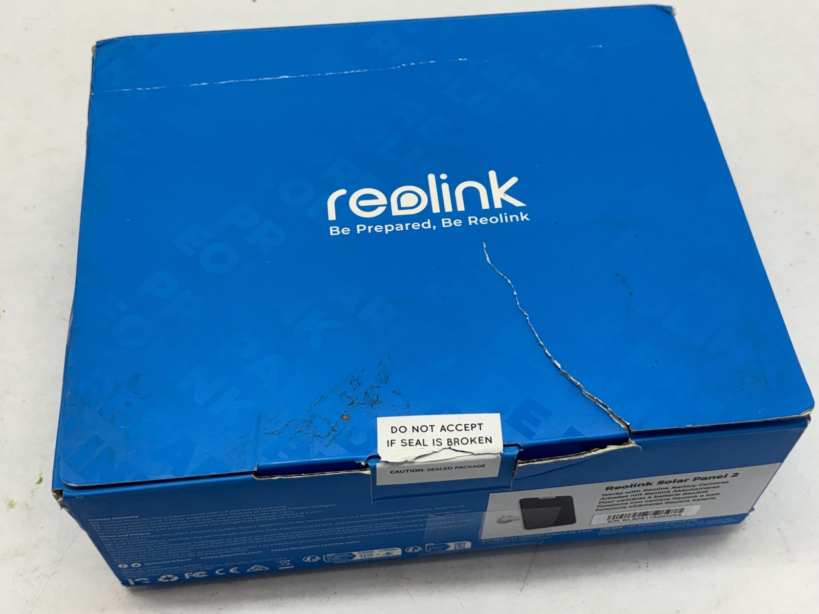 Reolink Solar Panel 2 Camera Charger Works With Reolink Battery Cameras New