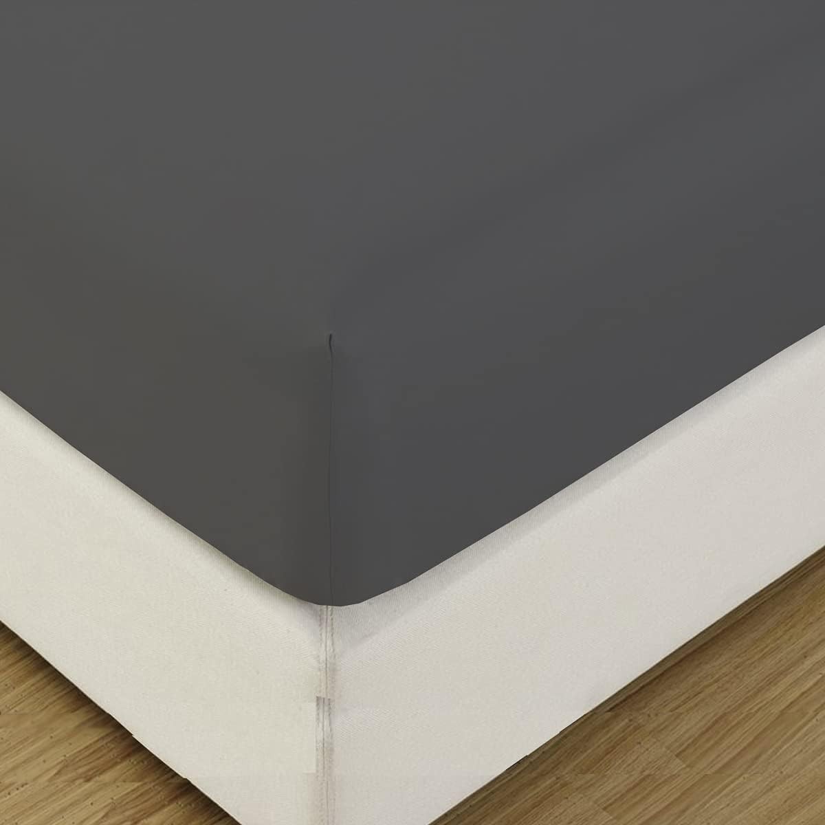 Flex Top King Fitted Sheets for Sleep Number Bed, 1-Piece Half Split King Fit...