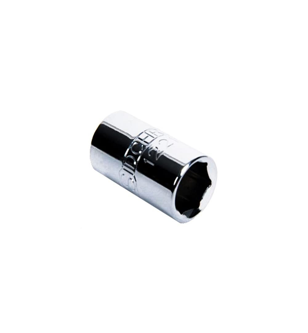 Sidchrome 6 Point 1/4-Inch Drive Socket, 9/32-Inch Size