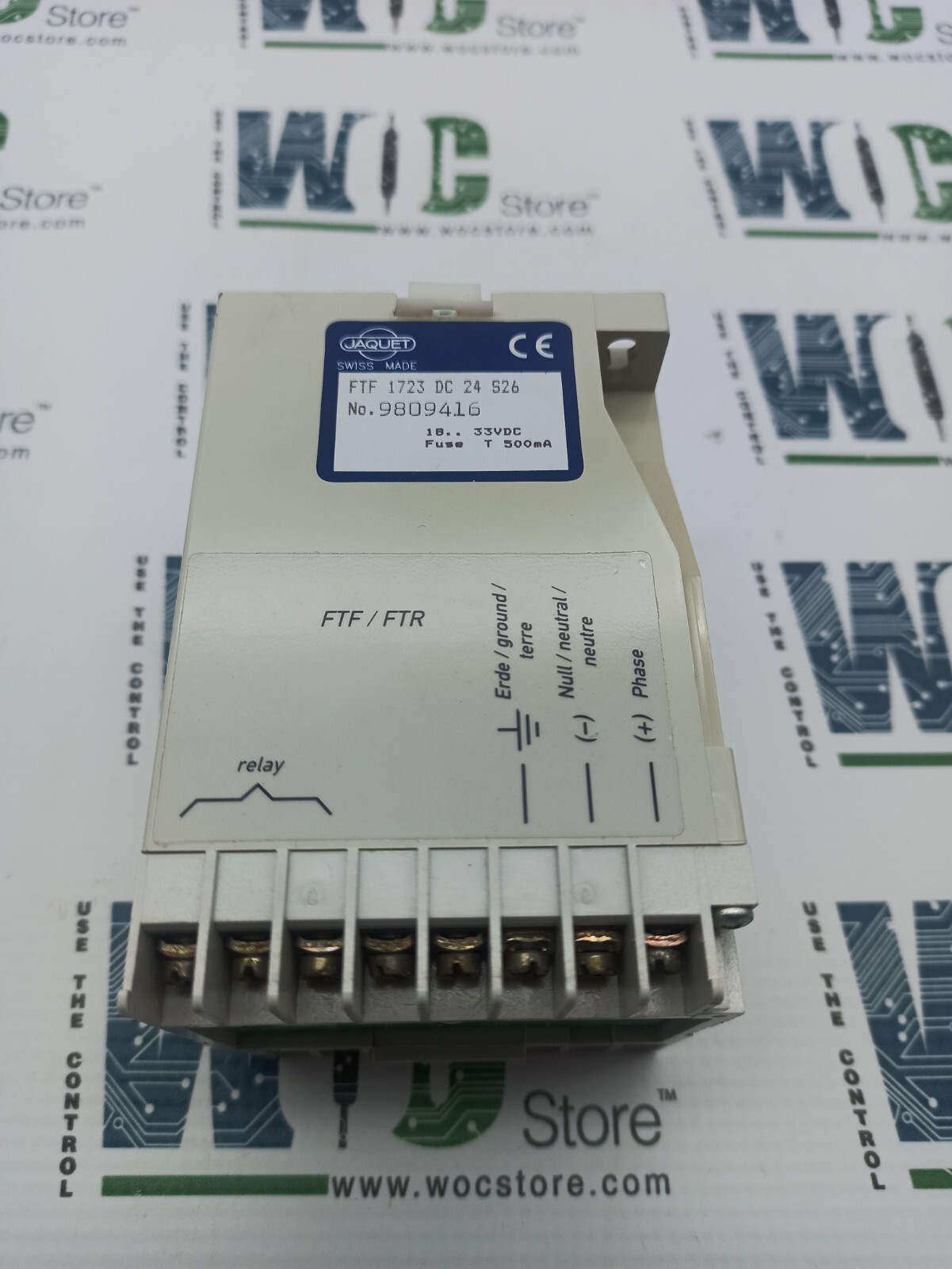 FTF 1723 JAQUET FTF / FTR RELAY DC24 S26