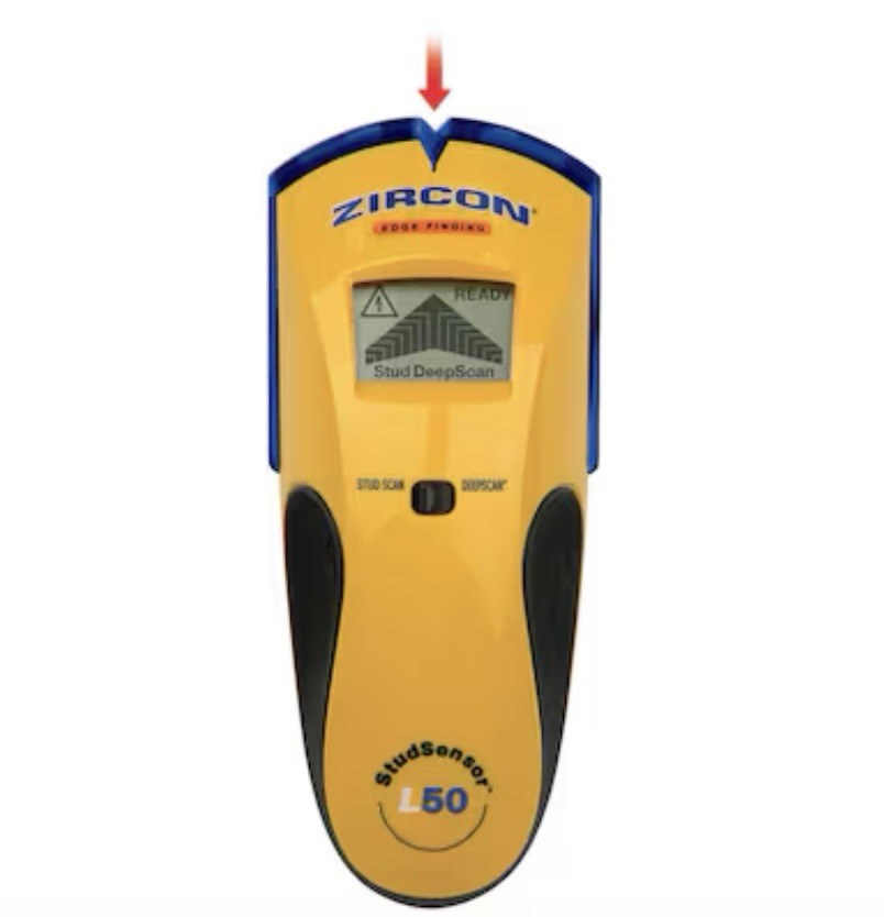 $24.99 Zircon StudSensor L50 Stud Finder with WireWarning 1.5-in Scan (020)