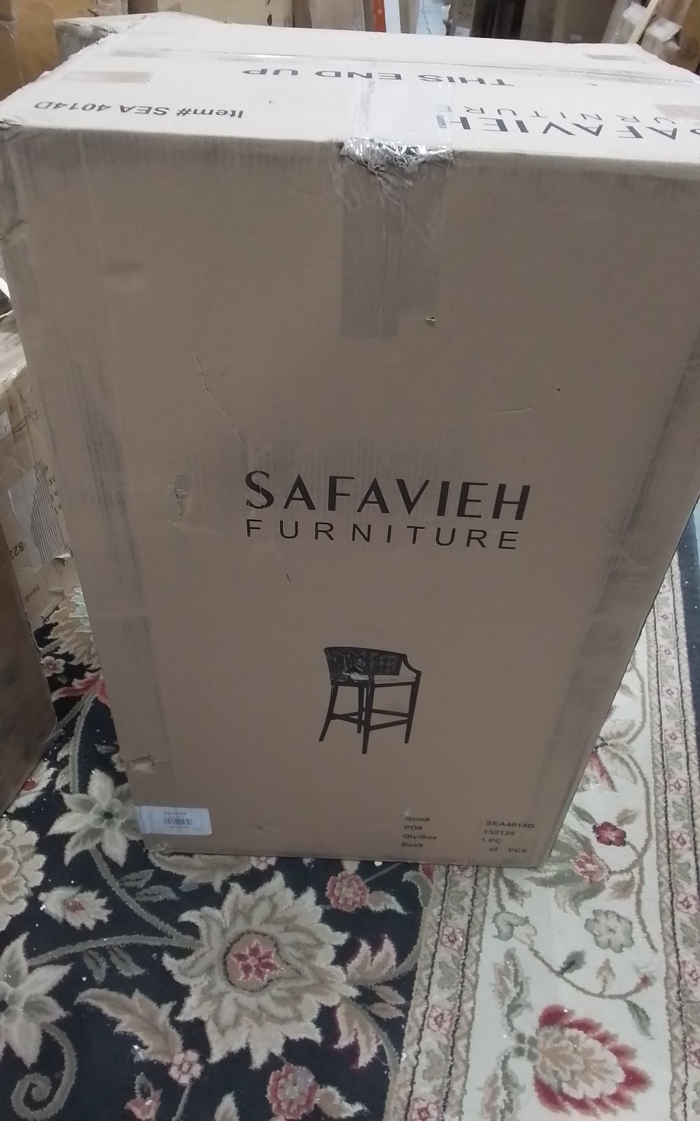 Safavieh BRANDO BARSTOOL, Reduced Price 2172768484 SEA4014D