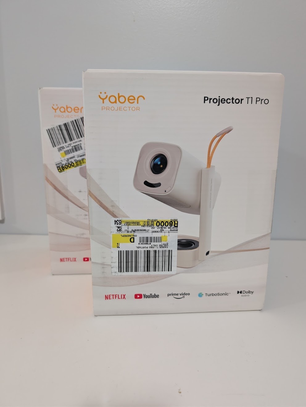 Yaber T1 Pro Smart Projector, WiFi6 & Bluetooth, Built-in Streaming, Rotatable