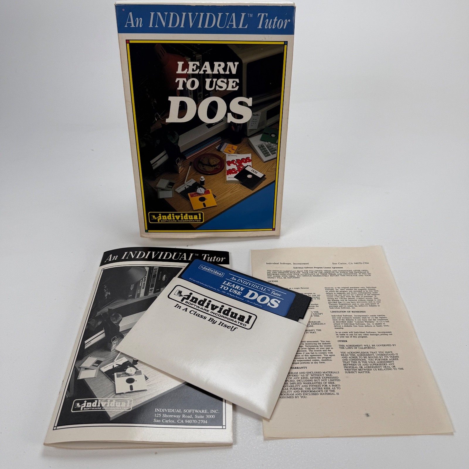 Individual Software Inc. Learn To Use DOS 0-918617-16-2 Vintage Computing