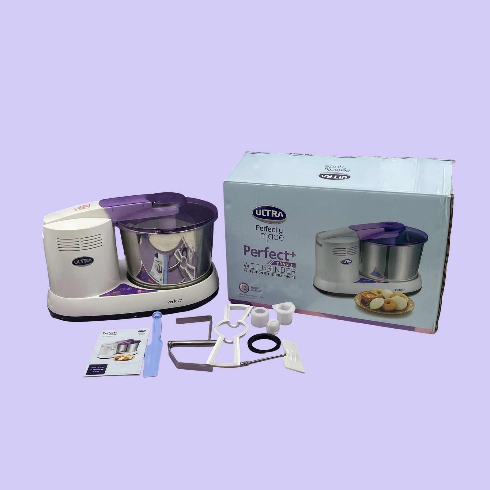 Ultra Perfect+ Tabletop 2 Liter Wet Grinder with Atta Kneader 110V #BU3460