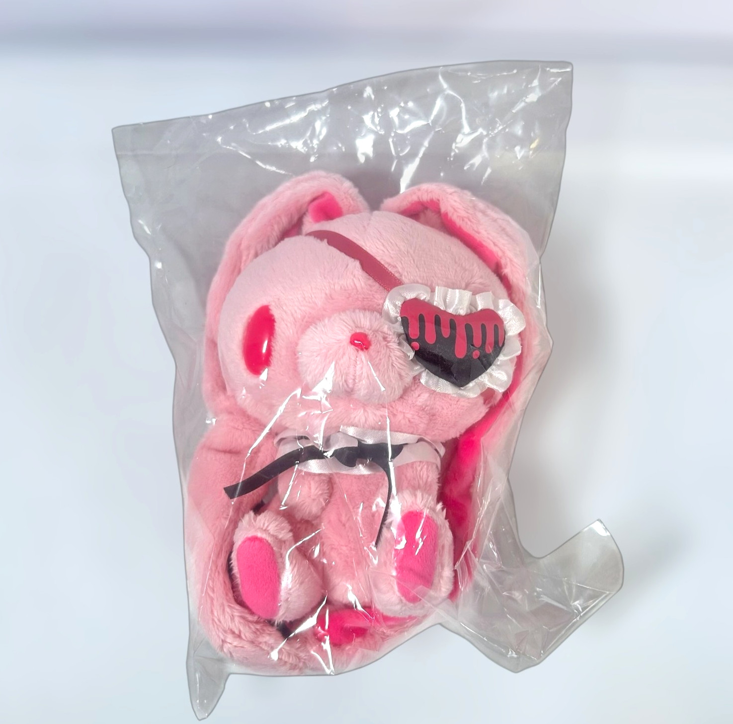 New Gloomy Bear Bunny Pink Eye Patch 6 in Chax All Purpose Rabbit Japan Import