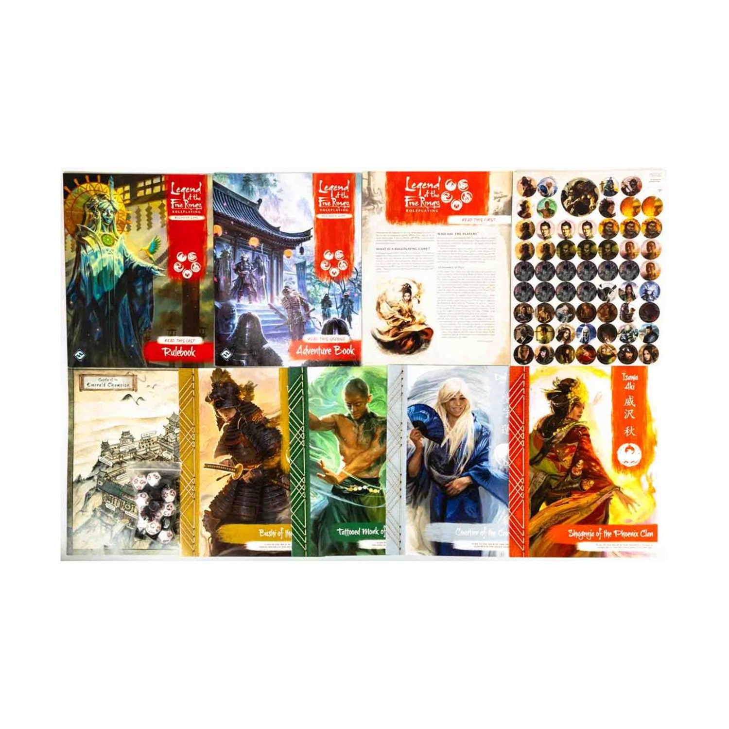 FFG Lot5R RPG Legend of the Five Rings - Beginner Game (1st) Bag EX