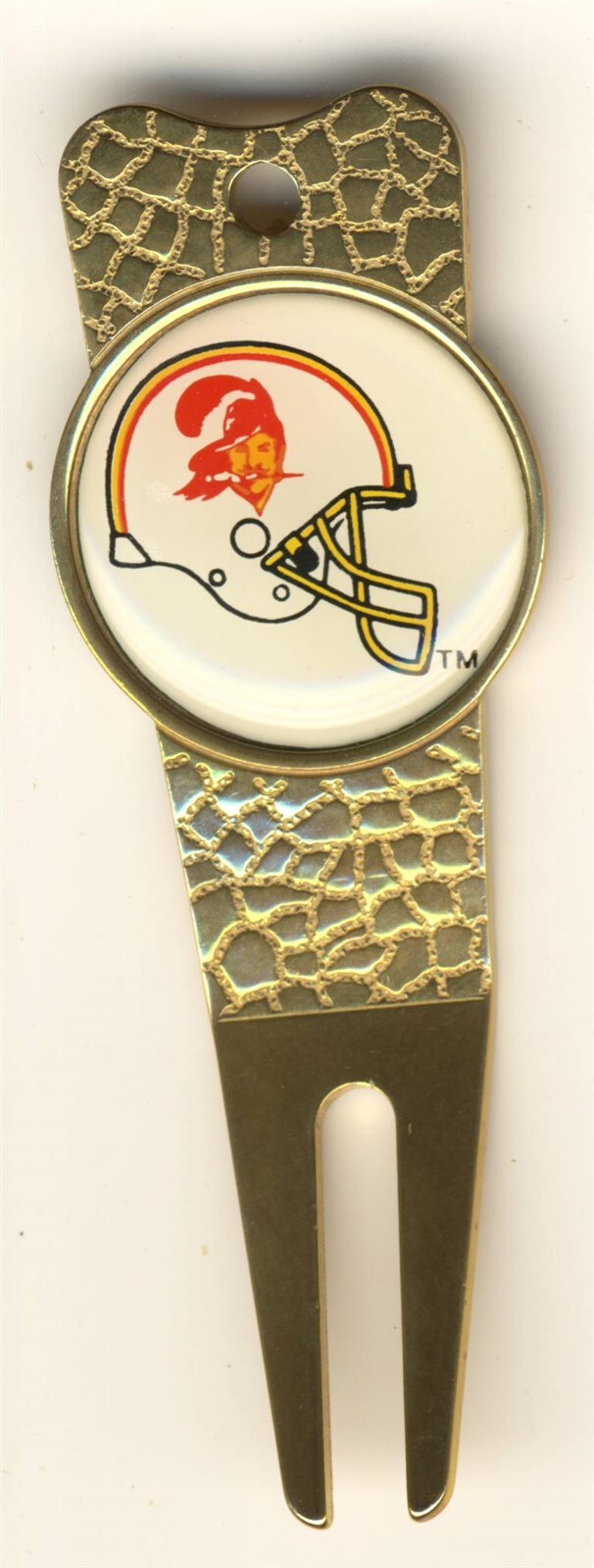 Team NFL pro shop tampa bay buccaneers golf divot repair tool gold tone new