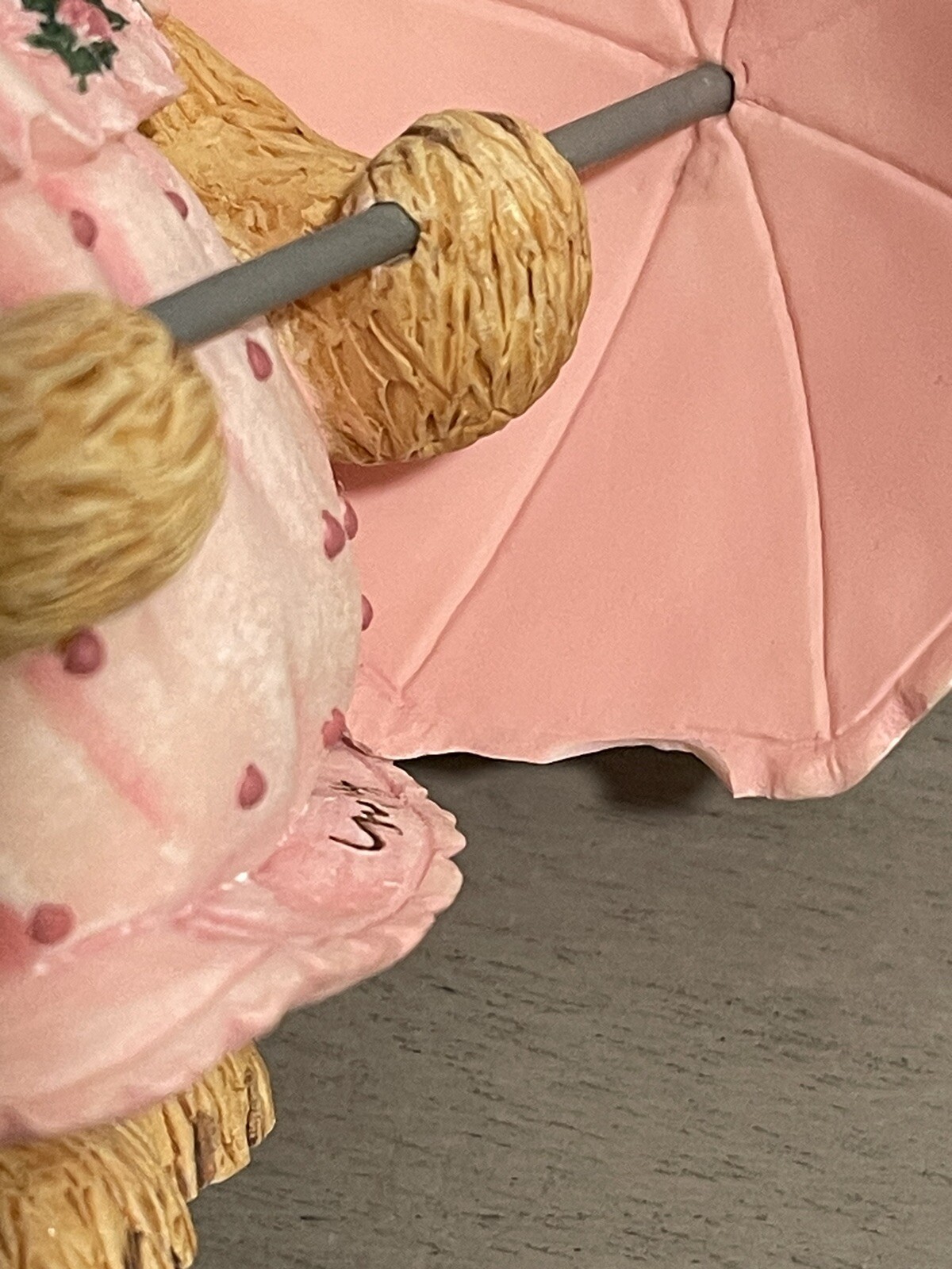 Cheerful Mary Teddy Bear Pink Rose Umbrella