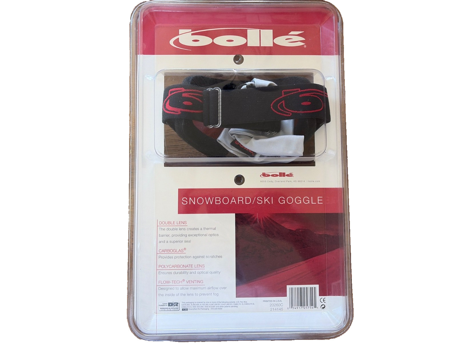 Bolle Ski Snowboard/Ski Goggles. New, unopened package.