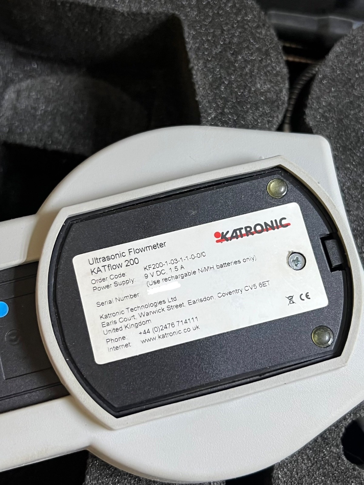 Katronic KATflow 200 Handheld Digital Ultrasonic Flow Meter