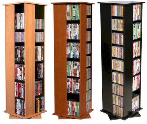 612 CD 288 DVD Floor Spinner Storage Tower DVD/CD Rack - NEW