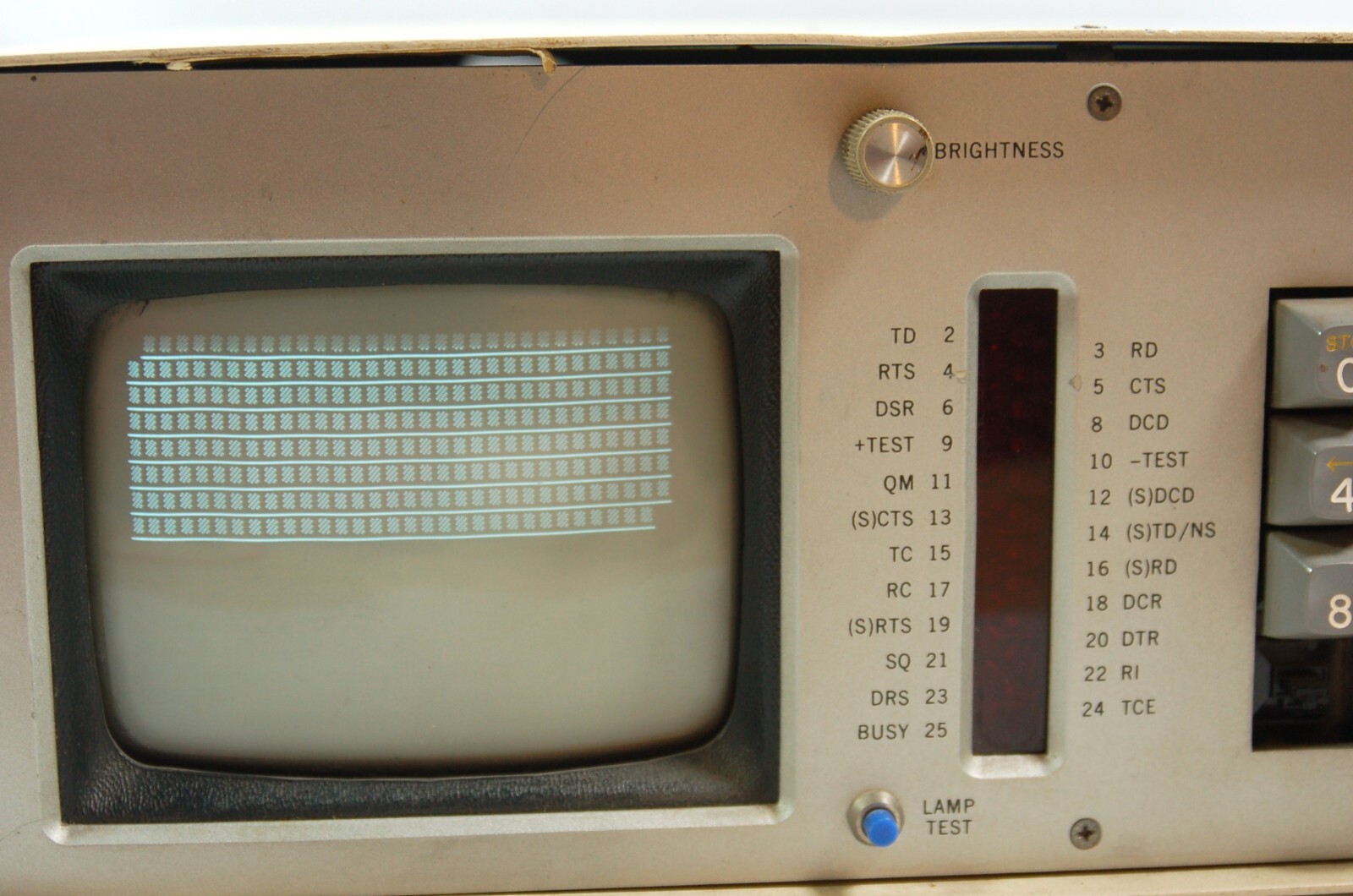Vintage 1981 International Data Sciences Hawk 4010 Datatrap 5" CRT Power Tested