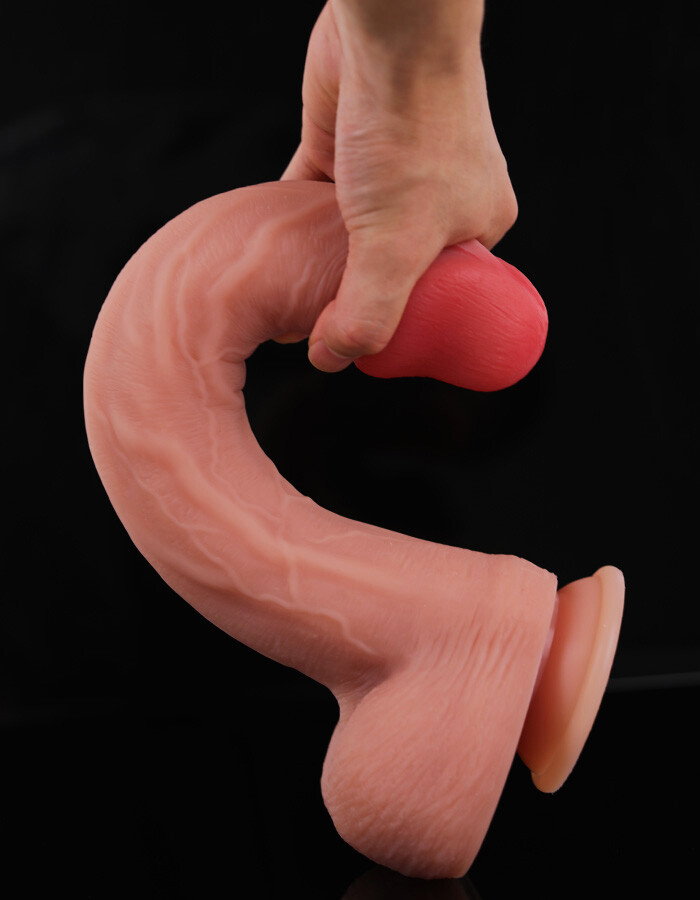 14 Inch Huge Big Dildo Suction Cup Soft Silicone Penis Sex Toys Women