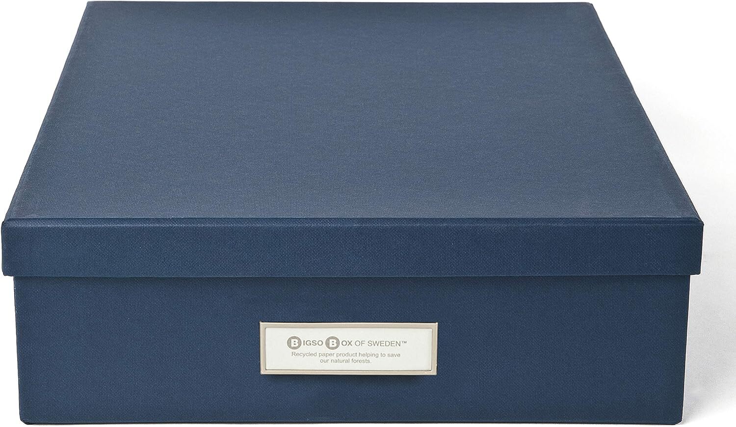 Bigso Oskar Fiberboard Label Frame Document Letter Box | Grey