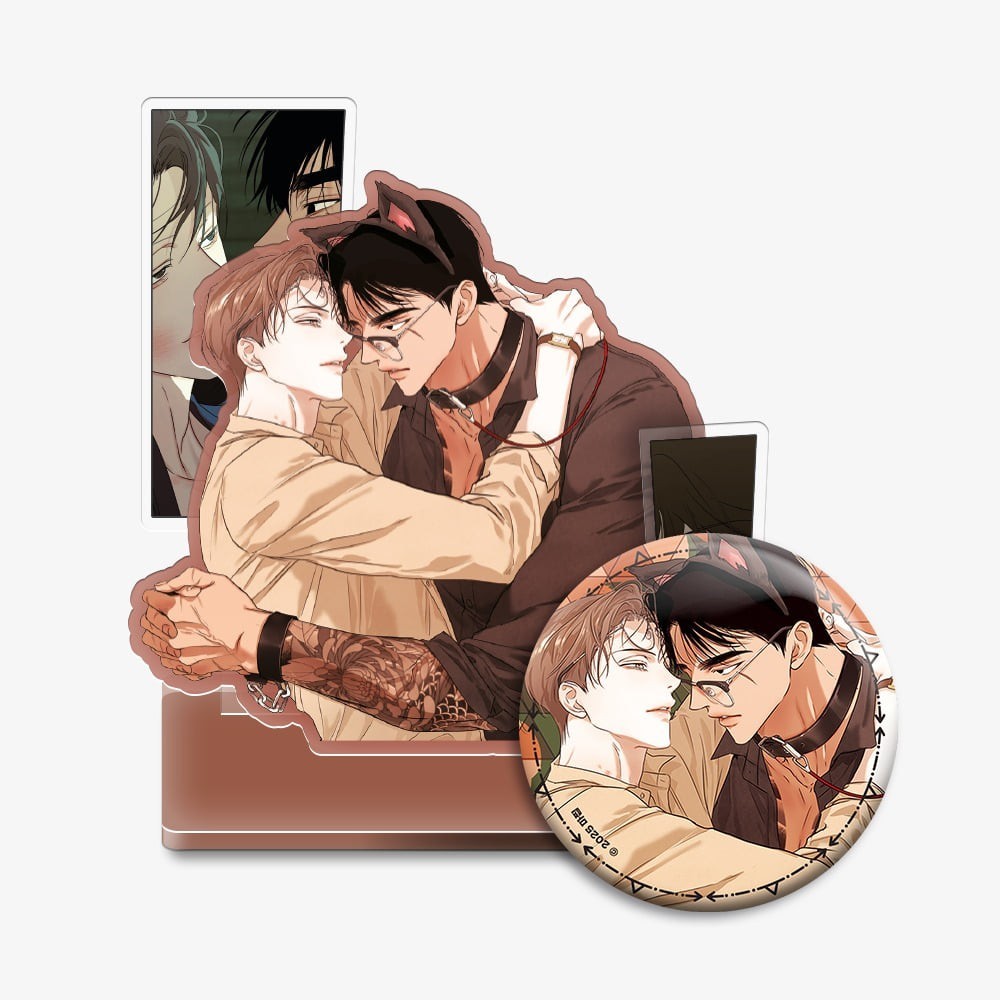 Webtoon MD [ Cry Me a River 애욕 ] Scene Acrylic Stand, Can Badge (JMEE435)
