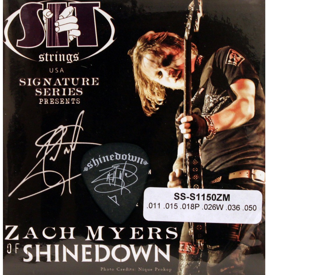 SIT SS-S1150ZM Zach Myers Shinedown Signature Electric Guitar Strings - (11-50)