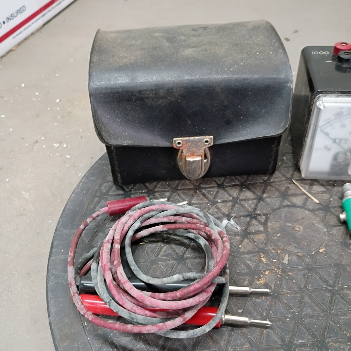 Vintage ITT General Controls 500R106 DC Millivolt Meter 0-1000 Millivolts