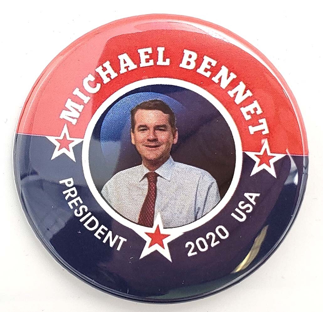 2020 Michael Bennet Democratic Campaign Button