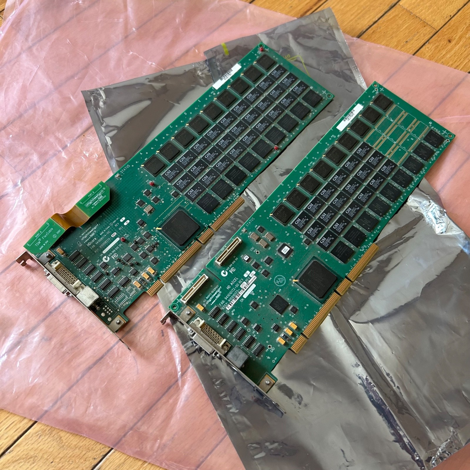 Digidesign Pro Tools HD 2 Accel PCI Cards – Core & Accel + Flex Cable – TDM /HD