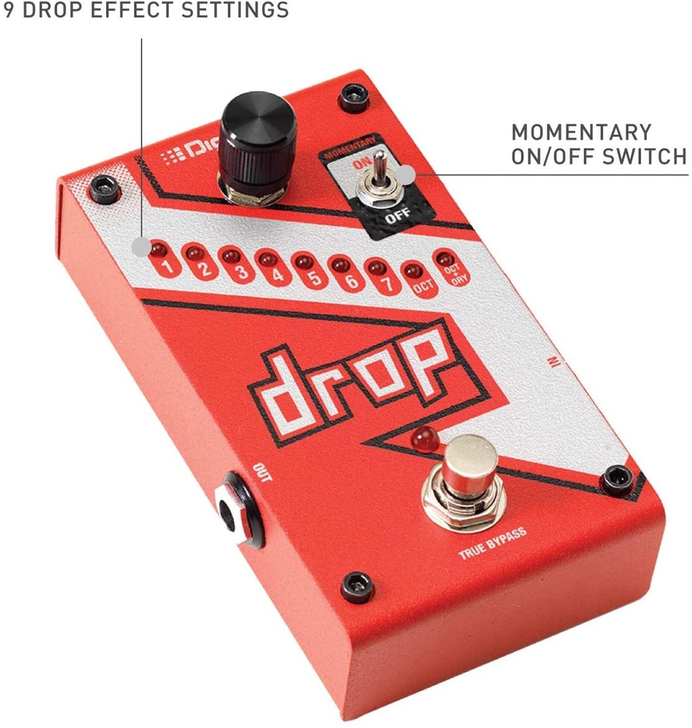Digitech DROP Compact Polyphonic Drop Tune Pitch-Shifter