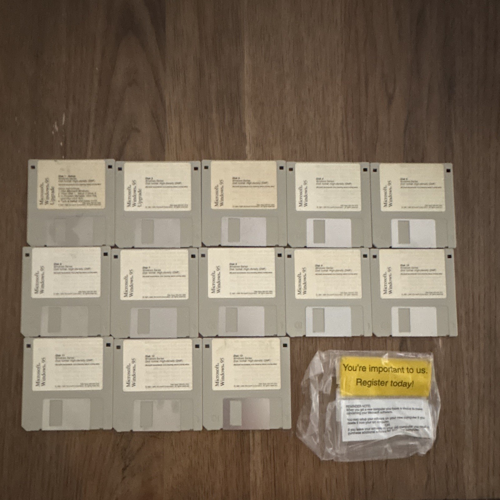 Microsoft Works 3.0 for Windows 1995 3.5" Floppy Disk Set MPN 060-016-053