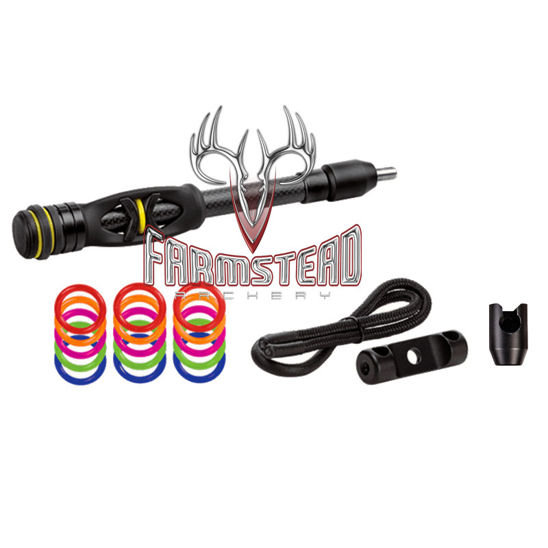 Trophy Ridge Stabilizer Hitman 6" Black w/ Quick Disconect & Wrist Sling #29572